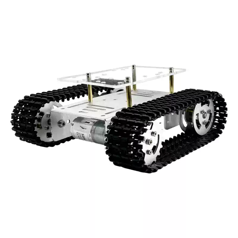 Бақыланатын робот шассиі ашық бастапқы DIY танк платформасы